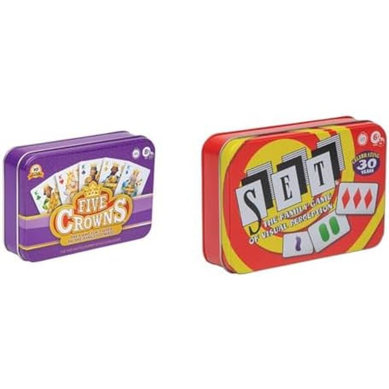 Five Crowns Collectible Tin – Card Game for Kids and Adults, Family Game Night, The Game isn’t Over 