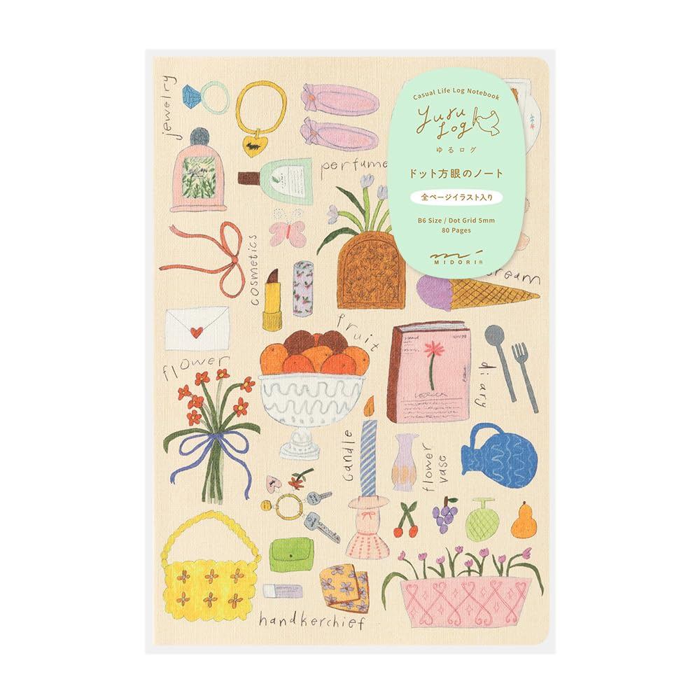 Midori Yuru Log B6 Notebook Collection