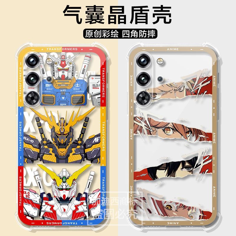 สําหรับเคสโทรศัพท์ Red Magic 10S Pro สําหรับเล่นเกมโปร่งใส Red Magic 10S Pro + ฝาครอบป้องกัน NX789J 