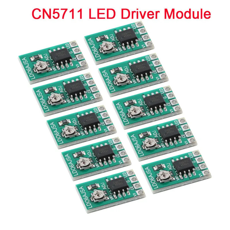 10 ชิ้น/2 ชิ้น CN5711 LED โมดูล DC 2.8-6V 30-1500MA คงที่โมดูลปรับ PWM ควบคุม