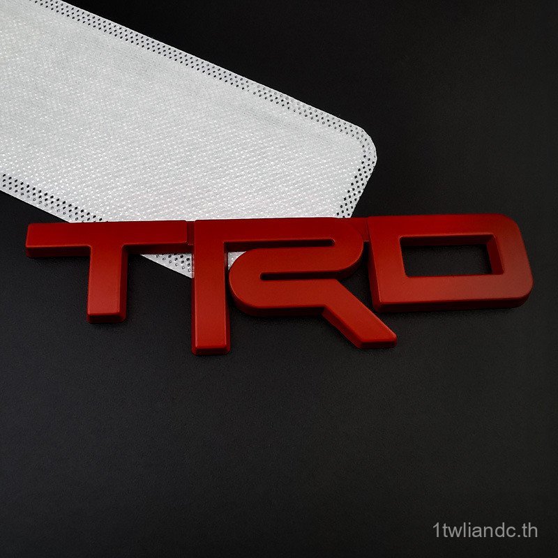 เหมาะสําหรับดัดแปลงภาษาอังกฤษ TRD สติกเกอร์รถ TRD Labeling TRD ภาษาอังกฤษติดฉลากสติกเกอร์ด้านหลังสไต