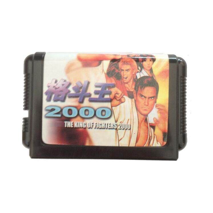 [การ์ดเกม Xiaobawang] การ์ดเกม Sega Sega SEGA 16-Bit MD Game Black Cassette 2,000 Fighting King Figh