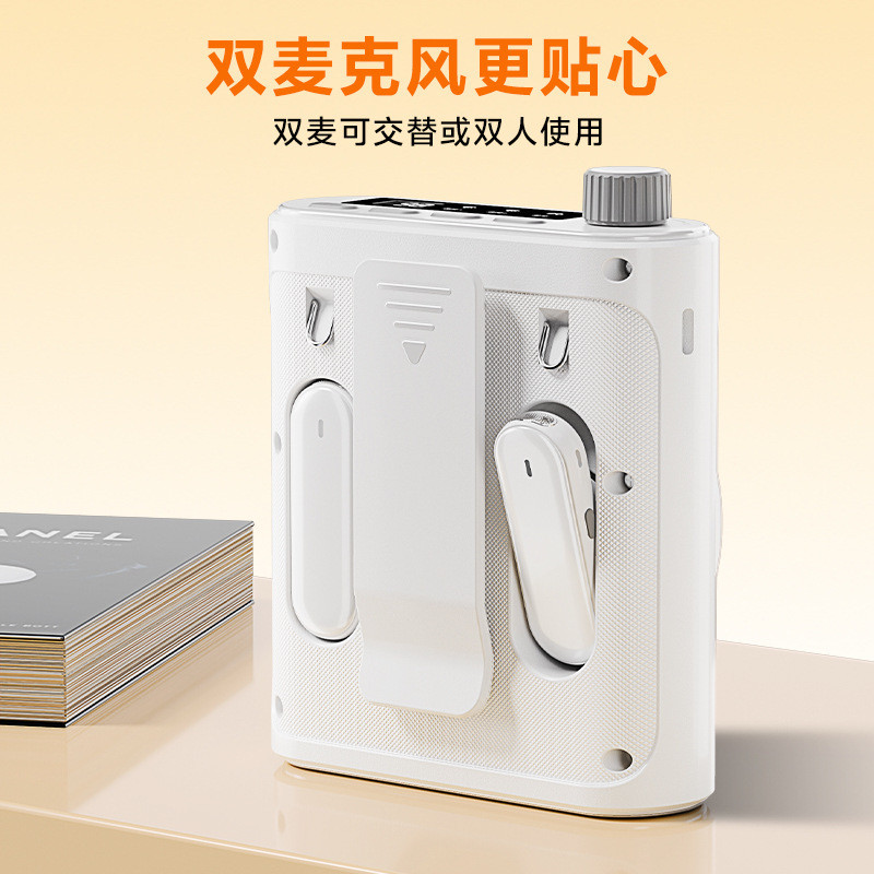 Lavalier Little Bee เครื่องขยายเสียงไมโครโฟน Loud Volume Stall Guide Speaker Magnetic Teacher Lectur