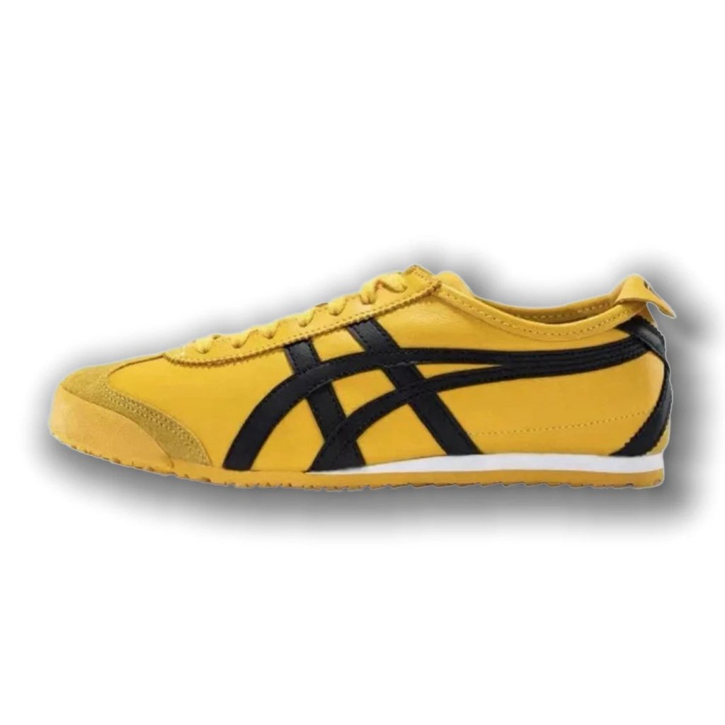 Junyuan Onizuka Tiger Tiger รองเท้าผู้หญิงรองเท้าผู้ชายฤดูร้อน MEXICO66 Onizuka Tiger Retro สีเหลือง