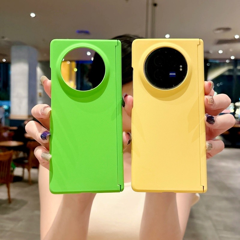 Candy สี Rock Sand Matte เคสโทรศัพท์สําหรับ Honor Magic V6 Magic V5 V3 V2 พร้อมแม่เหล็กบานพับเต็มแกนกลางคู่