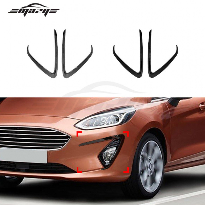 เหมาะสําหรับ Ford Fiesta Fiesta Fiesta MK8 Standard Edition 2018-20 ด้านหน้า Air มีดรถสติกเกอร์ Air 