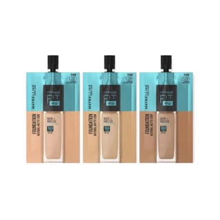 สูตรใหม่🔥Maybelline New York Fit Me Matte + Poreless Foundation (120) 1 กล่อง 6 ซอง