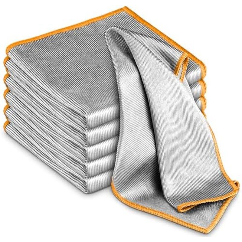 Glass Polishing Cloth Streak Free Miracle Cleaning Cloth Lint Free Microfiber Cleaning Rags for Glas