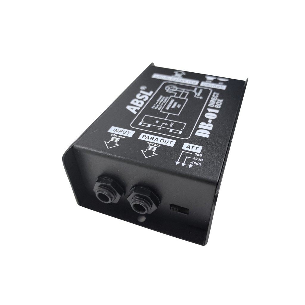 DB-01 Direct Box Professional Passive DI Unit, เชื่อมต่อกับกีตาร์และเบส