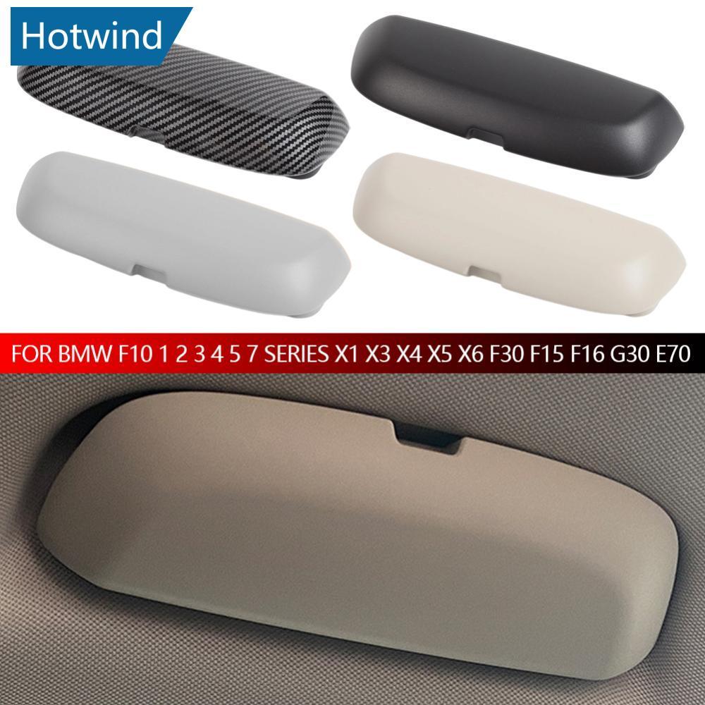 HW รถ Sun Visor แว่นตากันแดดผู้ถือแว่นตากล่องเก็บสําหรับ BMW F10 1 2 3 4 5 7 Series X1 X3 X4 X5 X6 F