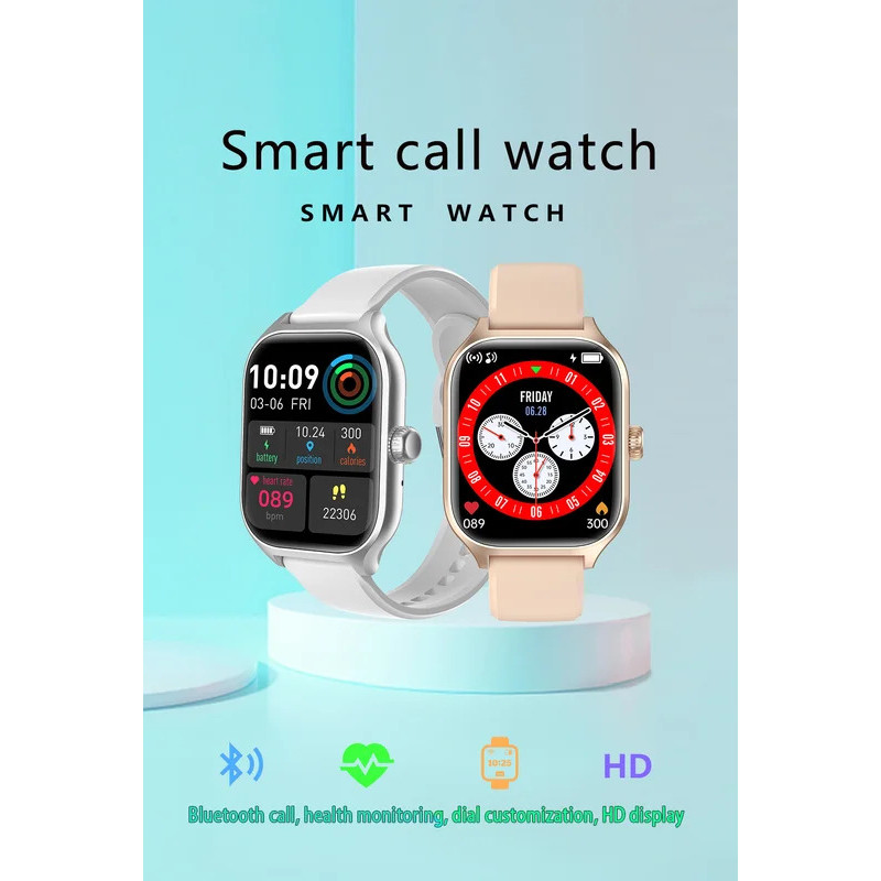 HOMEFISH ใหม่สมาร์ทวอท์ช H9 Pro MAX C20 HD จอแสดงผลบลูทูธข้อความแจ้งเตือนโหมดกีฬา Smartwatch สําหรับ