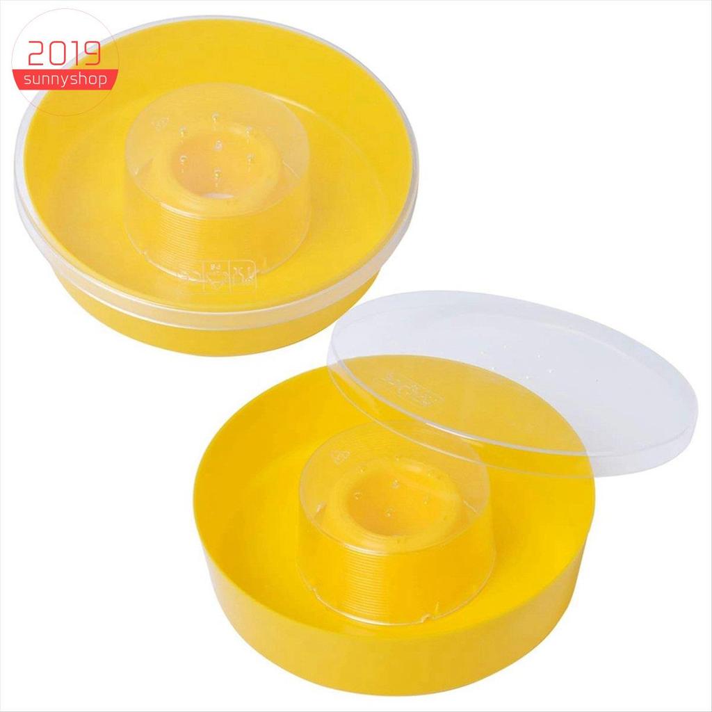 [sunnyshop2019]Bee Feeder Hive Round Hive Top Water Feeder ชามดื่มสําหรับผึ้งดื่มและอุปกรณ์การเลี้ยง