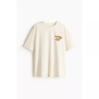 H&M(เอชแอนด์เอ็ม) เสื้อยืดโอเวอร์ไซส์พิมพ์ลาย ผู้หญิง 1354324_1