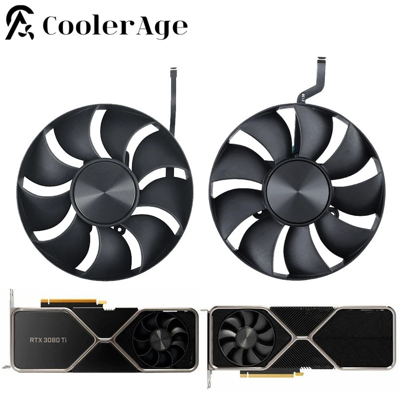 สําหรับ NVIDIA GeForce RTX 3080 3080Ti พัดลมการ์ด 85 มม.DAPC0815B2UP003 AFB0912HD-02 RTX3080 RTX3080