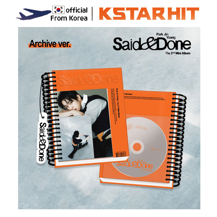 (+POB / Archive ver.) Park Jinyoung - Said & Done (2nd Mini Album)