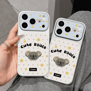 โคอาล่าน่ารัก เคส For Samsung A27 A37 A57 S26 A07 A17 A56 A36 A06 A16 A35 A55 A15 เคสโทรศัพท์หนังแกะ เคสโทรศัพท์