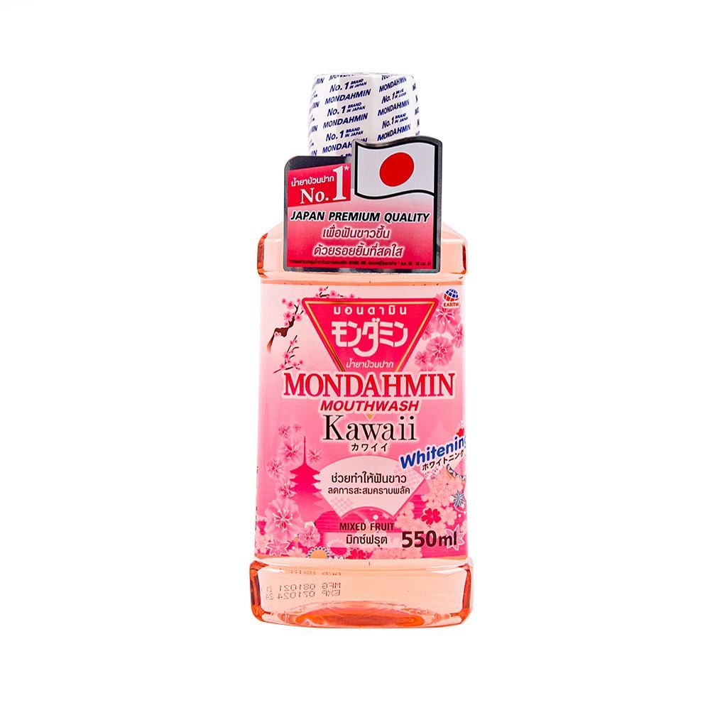 [สินค้าส่งด่วน] มอนดามิน คาวาอิ มิกซ์ฟรุต 550มล MONDAHMIN KAWAII MIXED FRUIT 550ML