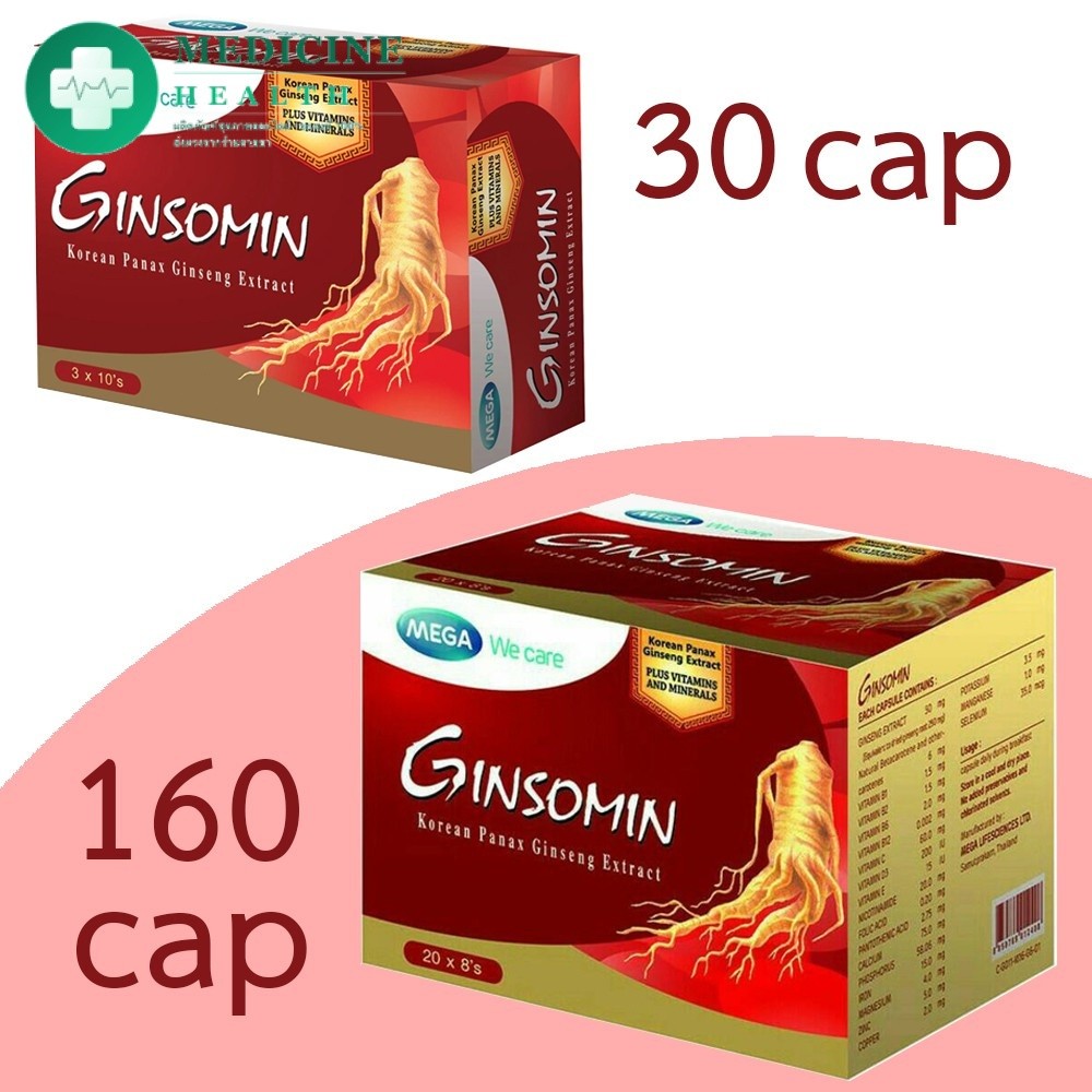 {GINSOMIN Formula} For FRESH By MEGA WE CARE