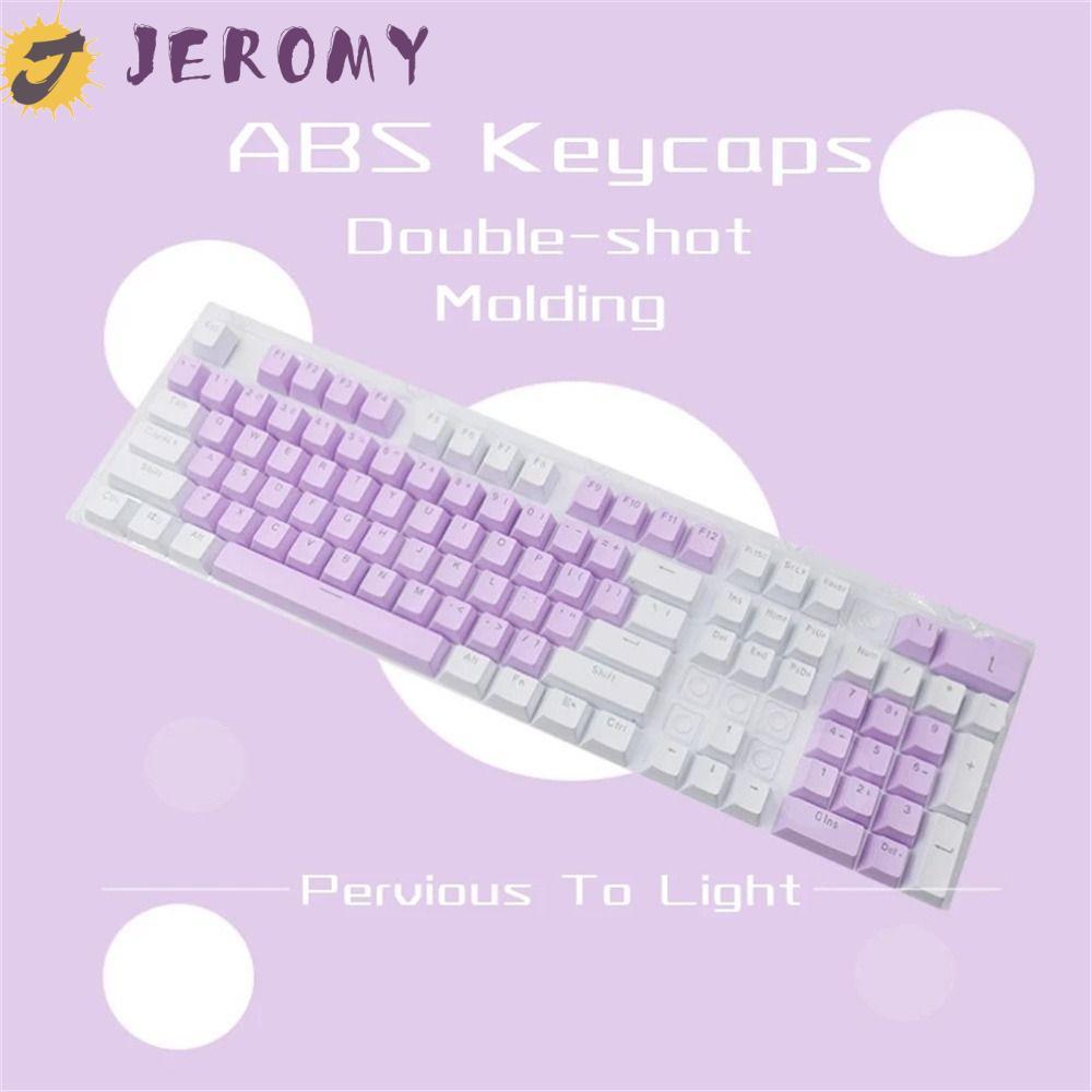 JEROMY Mechanical Keycaps 104 ชิ้น Universal Mechanical Keyboard OEM ฉีด 61/ 87 980k Backlit Key Cap