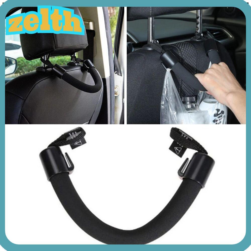 ZELTH ที่วางแขนแบบแขวน, พนักพิงศีรษะด้านหลังเบาะรถยนต์แบบ ABS, ที่จับนิรภัยราวกันตกที่ทนทาน