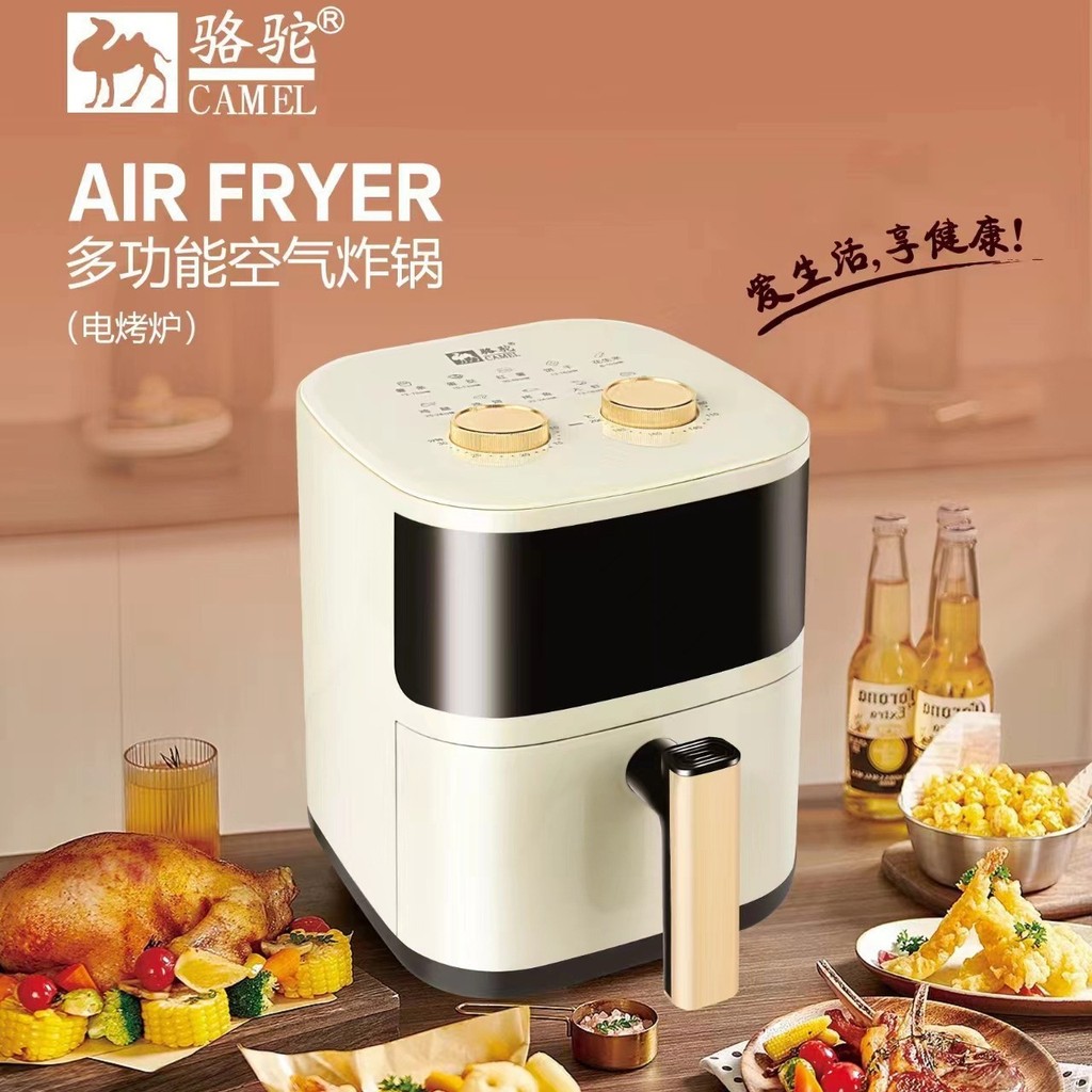 Air Fryer 6L ครัวเรือนมัลติฟังก์ชั่วิดีโอเตาอบไฟฟ้า Fryer แบบบูรณาการอัตโนมัติคั่ว French Fries Make
