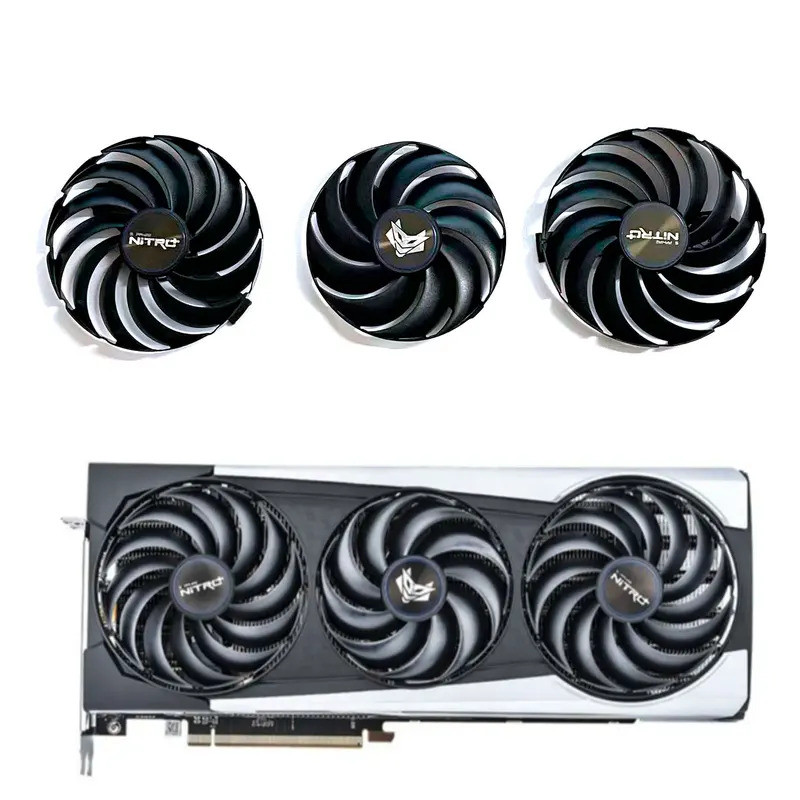 สําหรับ Sapphire Nitro + AMD Radeon RX 6700 6800 6900XT 95 มม.85 มม.FDC10U12D9-C FDC10H12D9-C 6PIN G