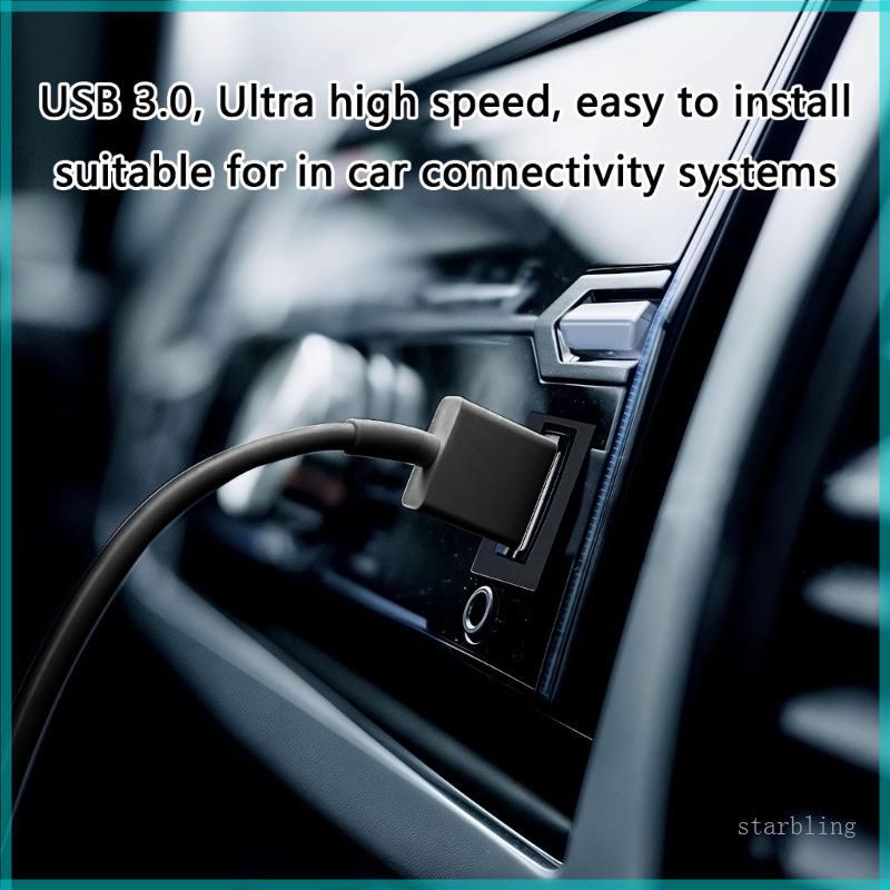 Star Universal Compatiility USB3 0 Snap On Extension Cable สําหรับยานยนต์ Marine Motorcycle Use