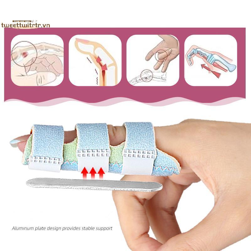 TRTR Trigger Finger Splint Mallet Finger Splint Finger Brace สําหรับโรคข้ออักเสบการบาดเจ็บแพลงเหมาะก