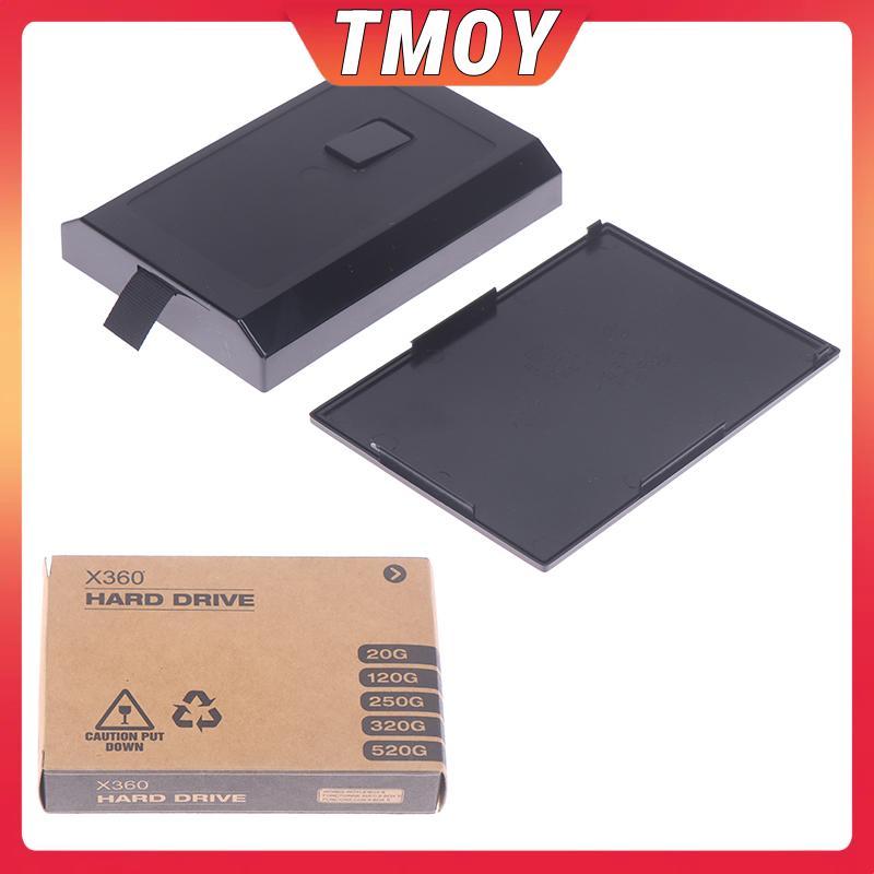TMOY สําหรับ Xbox 360 Slim ฮาร์ดดิสก์ภายใน HDD เคส HDD เคสใสสีน้ําเงิน TMOY