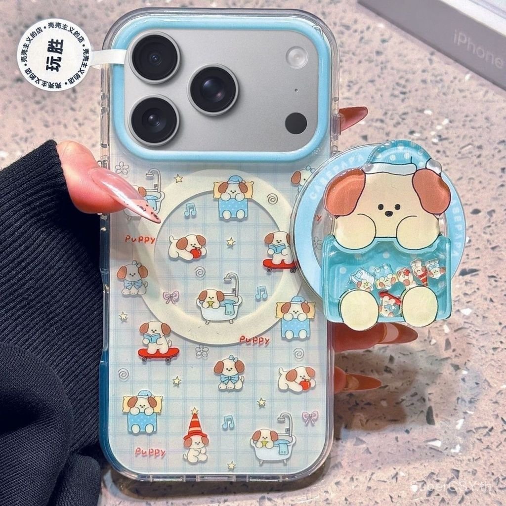 เคสโทรศัพท์เหมาะสําหรับiPhone 7 8 X XS XR XSMAX 11 12 13 14 15 16 17 Pro max Plus Air Lattice Dogวงเ