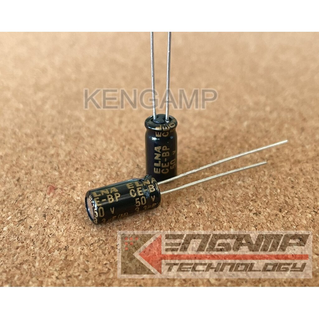 (10ตัว) 3.3uF/50V 85 C ELNA CE-BP 5x11mm P=2mm