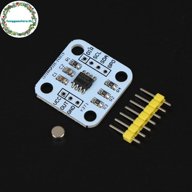 YUNSTORE AS5600 Magnetic Encoder 12bit ความแม่นยําสูงมุมวัดเซนเซอร์โมดูลแม่เหล็กเหนี่ยวนํา TH