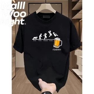 (จัดส่งตลอด 24 ชั่วโมง)Woo Right พลัสขนาดเสื้อยืด Unisex การ์ตูนพิมพ์ผ้าฝ้าย 100% รอบคอสวมใส่สบาย