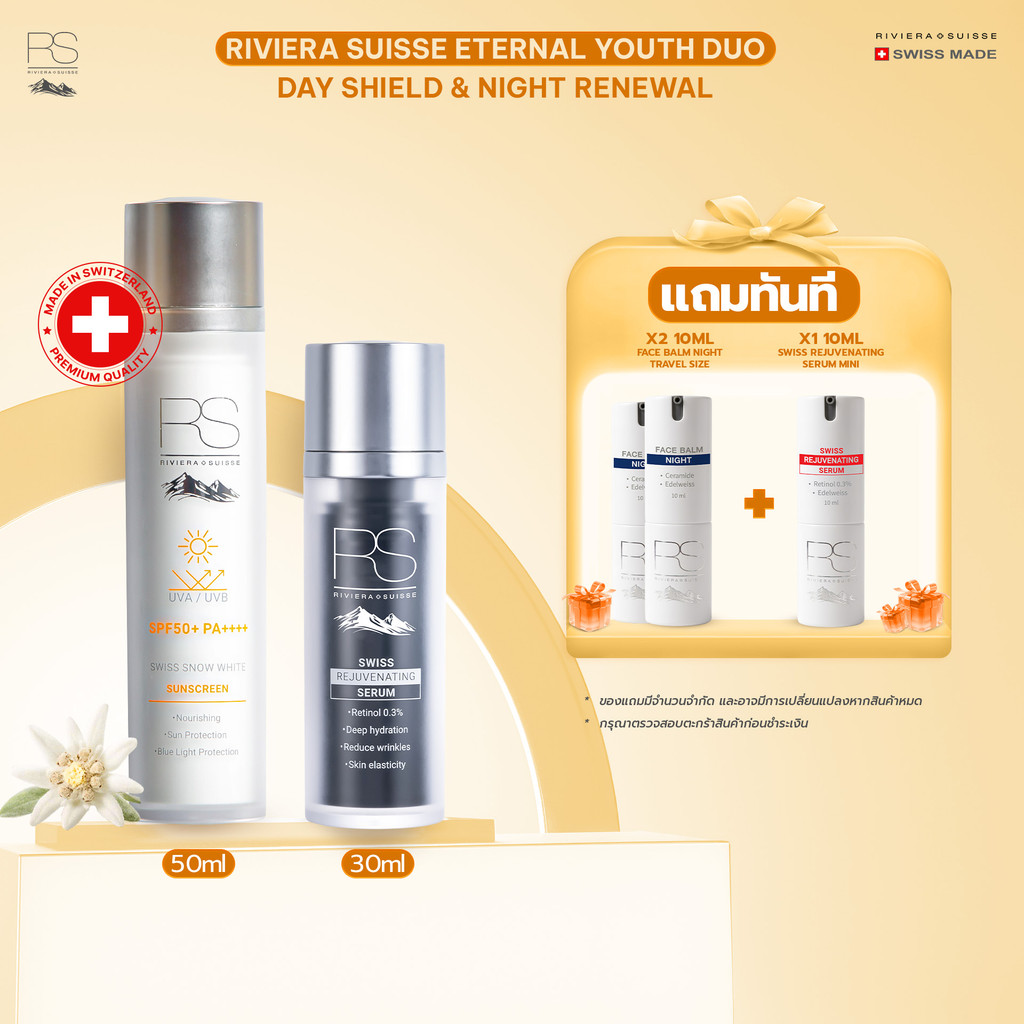 Riviera Suisse Eternal Youth Duo:Day Shield & Night Renewal