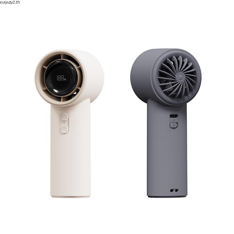 EZhome Handheld Fan with Cooling Pad พัดลมมือถือ พัดลมพกพาพร้อมแผ่นทำความเย็น ใช้งานยาว 11 ชม.