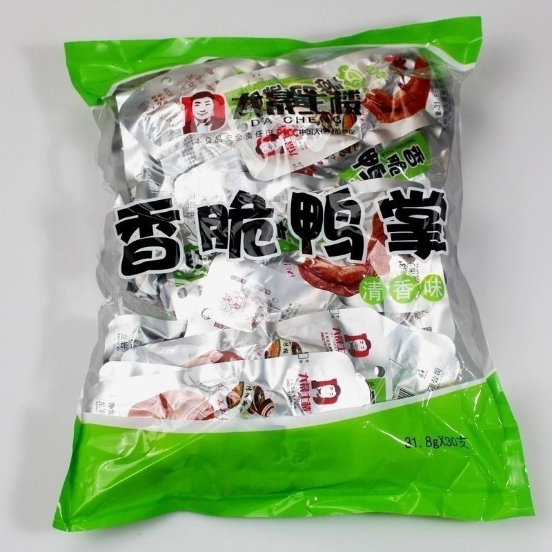 เมษายนวันที่ใหม่ Dasheng Tulou Duck Claw 31.8g Dragon Rock Bubble Duck Claw กลิ่นหอมเผ็ด Duck Claw ท