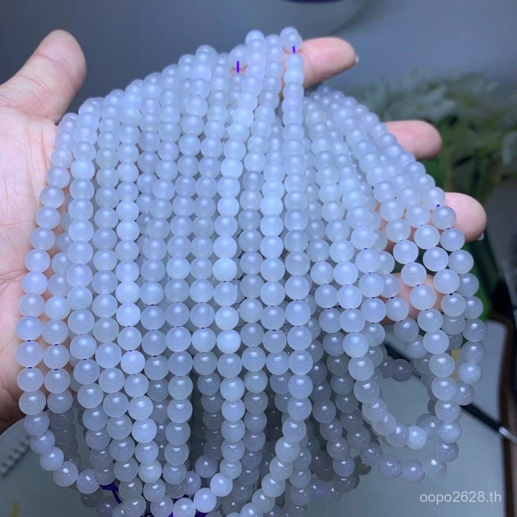 พร้อมสร้อยคอ 108 diy String Multi-Circle สร้อยข้อมือบุหรี่ธรรมชาติขายส่ง Hetian หยกผู้ผลิตสีม่วงลูกป
