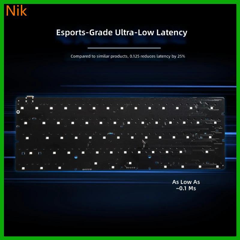 บ.น.ค.ต.ศ. GH60 Mechanical Keyboard Kit Aluminium Carbon Like Plate For Gaming ๊๊๊
