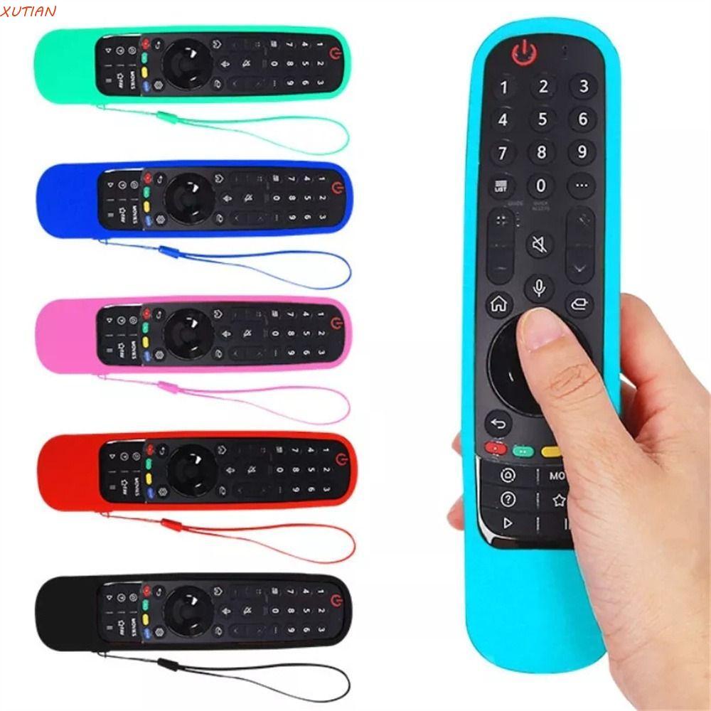 XUTIAN ฝาครอบรีโมทคอนโทรลซิลิโคนสมาร์ททีวีสําหรับ LG MR21GA MR21GC สําหรับ LG Oled ทีวีกันกระแทกรีโมทคอนโทรลกรณี
