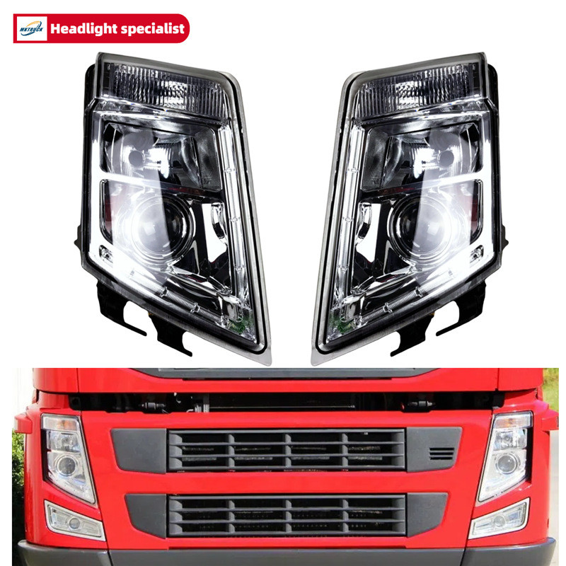 ไฟหน้าพร้อมชุดเลนส์เหมาะสําหรับ Volvo FM3 FH12 FM13 FH ไฟรถบรรทุก21035637