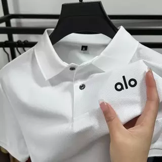 ผู้ชายแขนสั้นเสื้อโปโลฤดูร้อนสไตล์ใหม่เกาหลีรุ่นLapel Letterเย็บปักถักร้อยหล่อหลวมสบายๆธุรกิจAll-Match