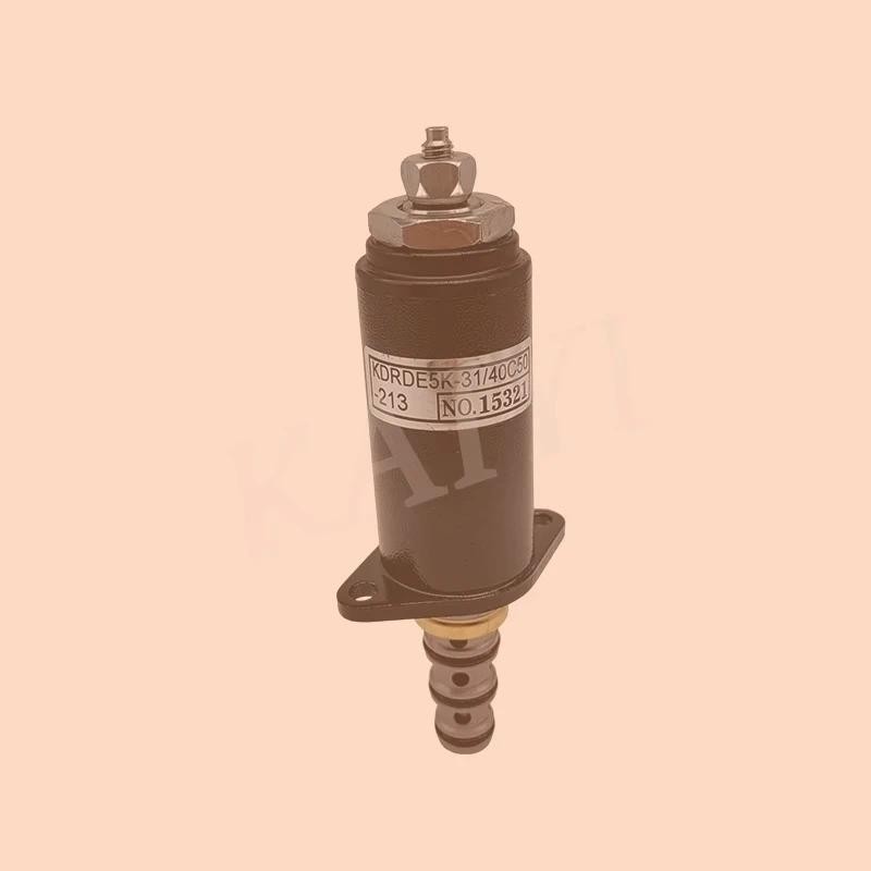 ใช้งานร่วมกับ Sk200-8/sk350-8/sk250-8/sk330-8 Loader เครื่องยนต์ชิ้นส่วนเครื่องจักร Solenoid วาล์ว K