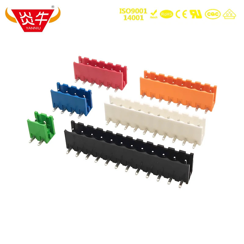 50PCS KF2EDGR 5.08 2P 3P 4P 5P 6P 7P 8P 9P 10P 11P 12P PCB PLUG-IN TEMINAL BLOCK 2EDGR 5.08mm PIN MS