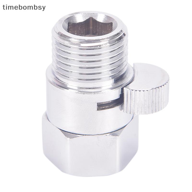 (time) Full Brass G1/2" Flow Qui Control วาล์วปิด-ปิดหัวฝักบัว Hand Water Saver (TH)