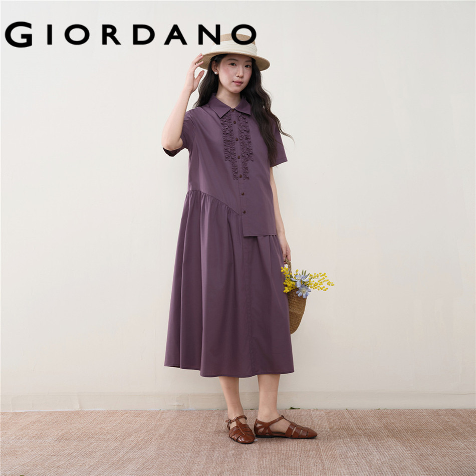 GIORDANO WOMEN Women Stitched Dress 18466211