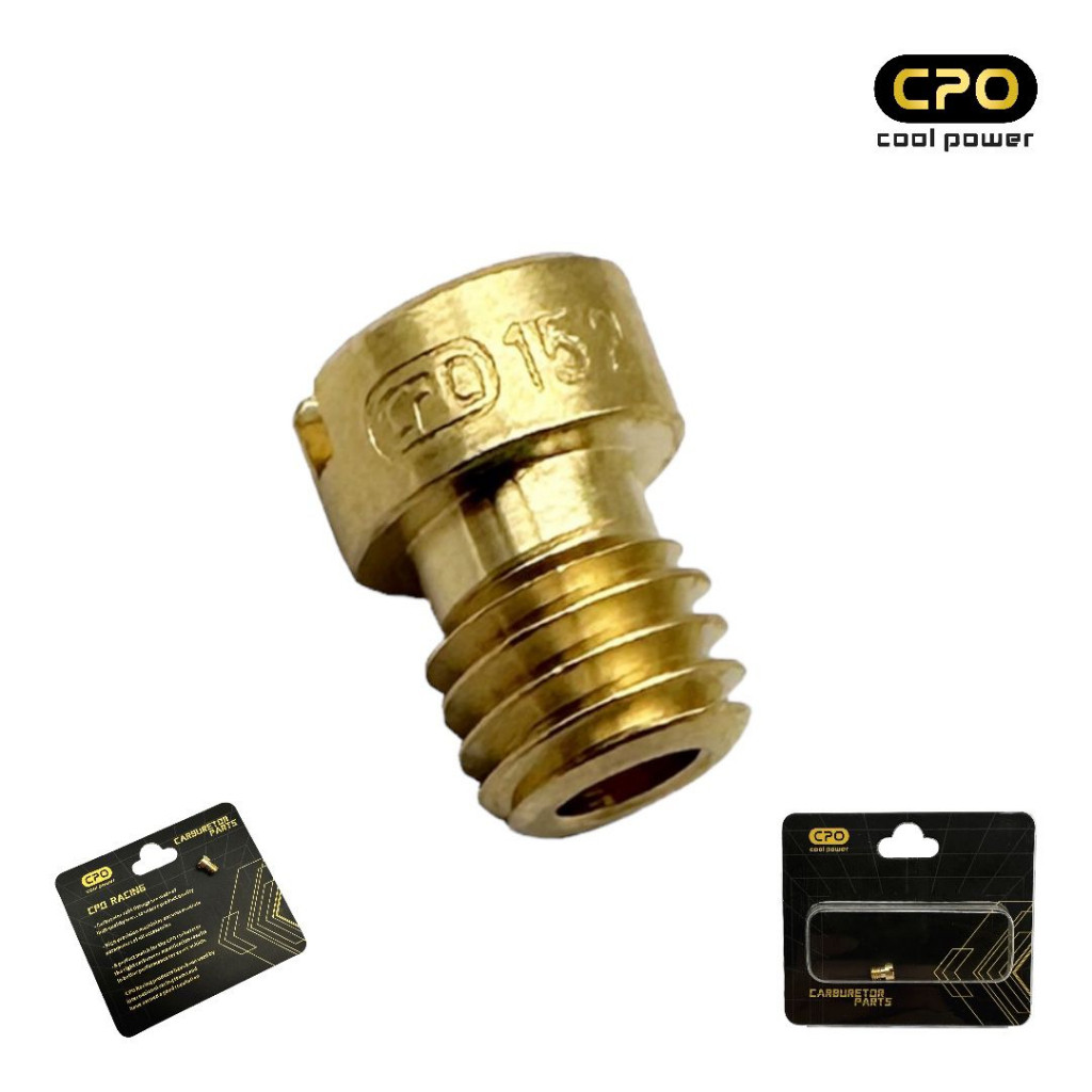 CPO Original Spuyer หลัก Jet MainJet คาร์บูเรเตอร์ PE 28 26 24 ขนาดพร้อม 108 ถึง 138 ราคา One Pcs MJ