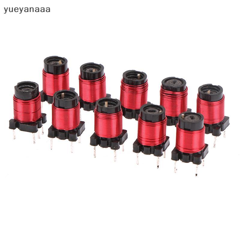 Yueyanaaa 10 ชิ้น 50 เทเนอร์ 13uh-34uH ปรับความถี่สูง Ferrite Core Inductor ปรับความถี่สูง Ferrite C