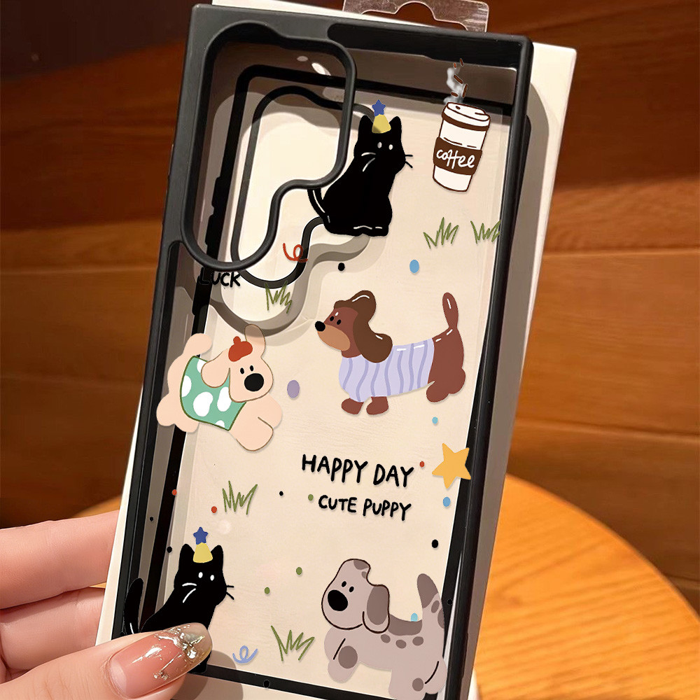 เคสมือถือ For Samsung A56 A07 A17 A66 S25 S26 Ultra A05S A16 A36 A37 A57 A15 A54 A06 A35 A14 S24 S23 A34 A26 สร้อยข้อมือ