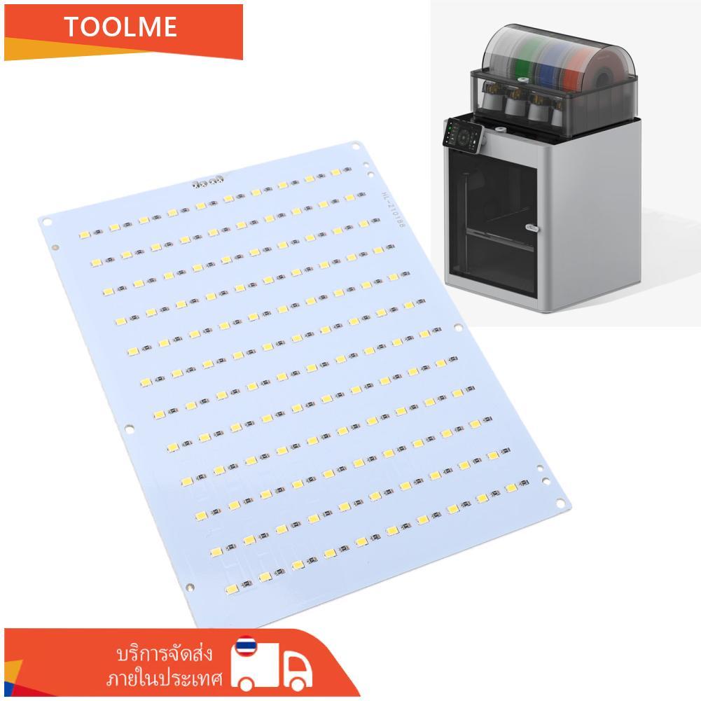 Toolme-TH 10PCS CMYK LED Backlight Board Fit สำหรับ Bambu Lab P1 X1 A1 Series 3D เครื่องพิมพ์ PCB Li
