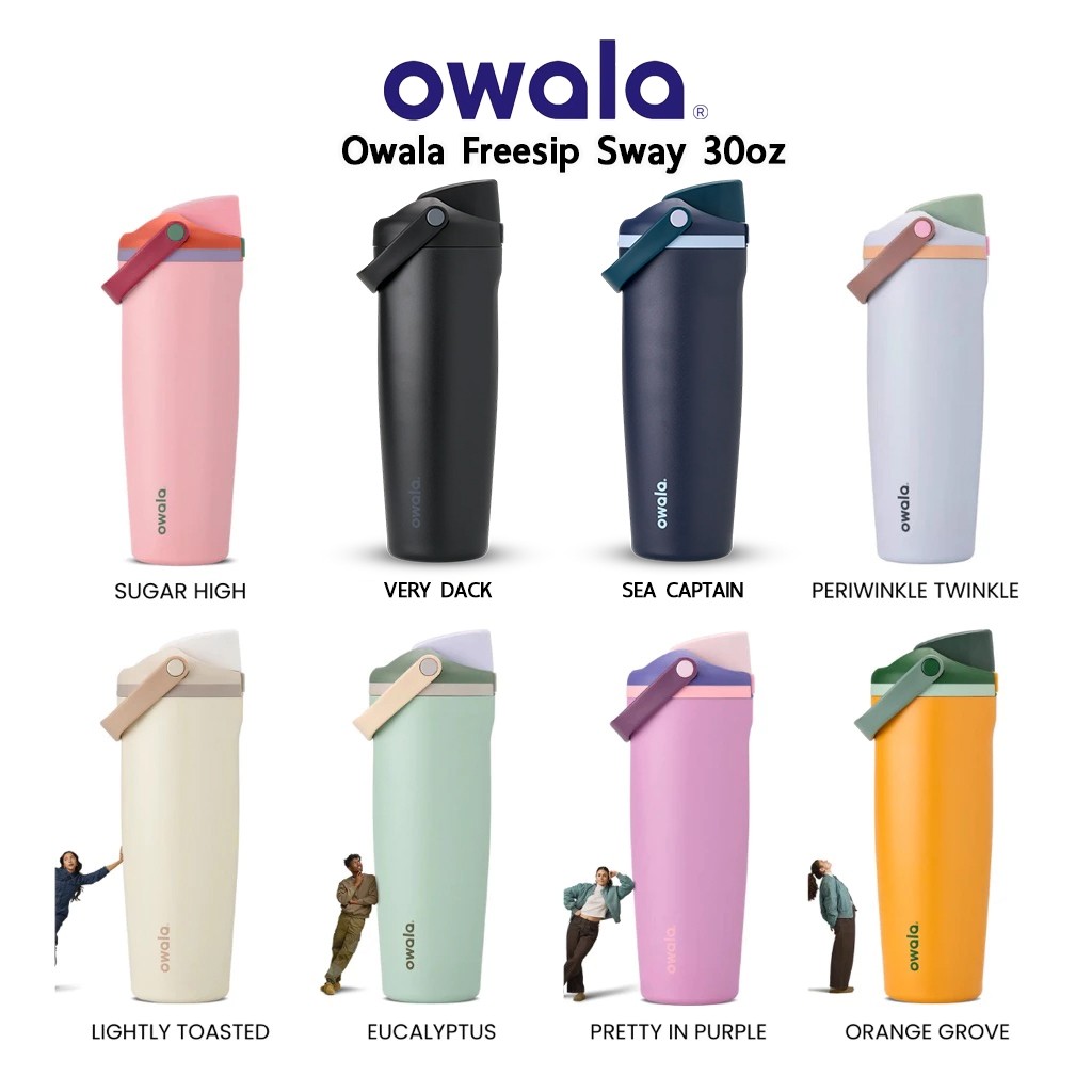 ของแท้ USA! Owala FreeSip Sway 30oz กระติกน้ำเก็บเย็น พร้อมส่ง